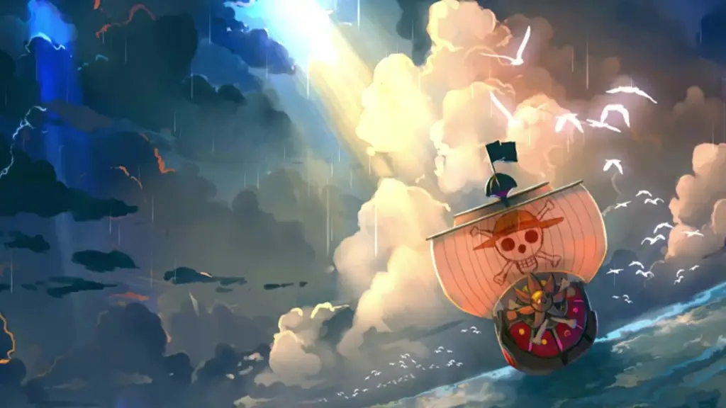 Thousand Sunny, Kapal Petualangan Kru Topi Jerami Gambar kapal Thousand Sunny, kapal milik kru Topi Jerami