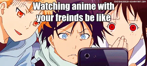 Menonton Anime Bersama Teman Gambar teman-teman menonton anime bersama