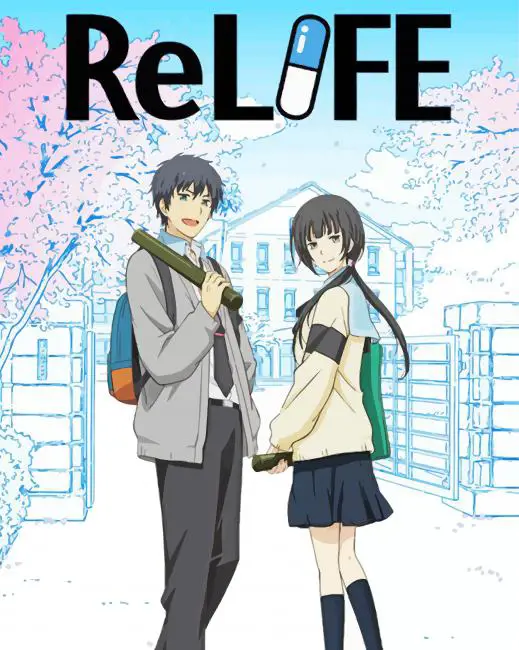 Poster resmi anime ReLIFE Poster anime ReLIFE