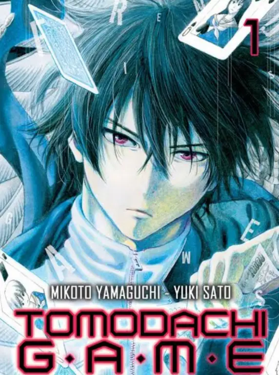 Poster anime Tomodachi Game Poster resmi anime Tomodachi Game