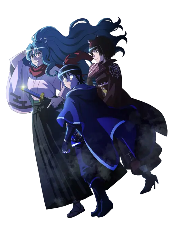 Gambar Elma, salah satu sahabat Makoto dalam anime Tsuki ga Michibiku Isekai Douchuu.
