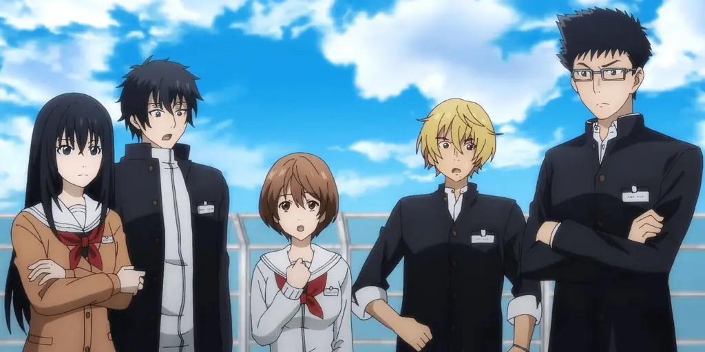 Cuplikan Gambar dari Anime Tomodachi Game Cuplikan gambar dari anime Tomodachi Game
