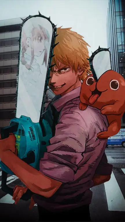 Denji: Pemuda dengan Chainsaw Denji, karakter utama Chainsaw Man