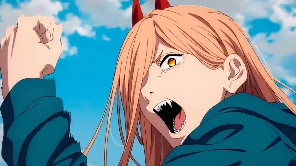 Power: Iblis Darah yang Menarik Power, salah satu karakter pendukung di Chainsaw Man